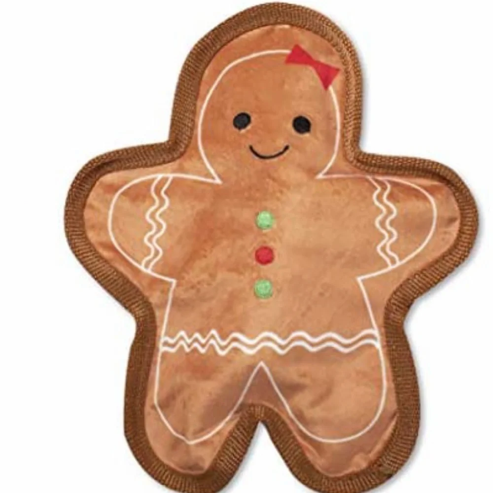 🎉 HP 🎉 🆕 Fringe Studio Bite Me Gingerbread Man Dog Toy